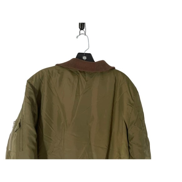 New $485 MNC ATELIER OLIVE FLIGHT JACKET - Picture 7 of 11